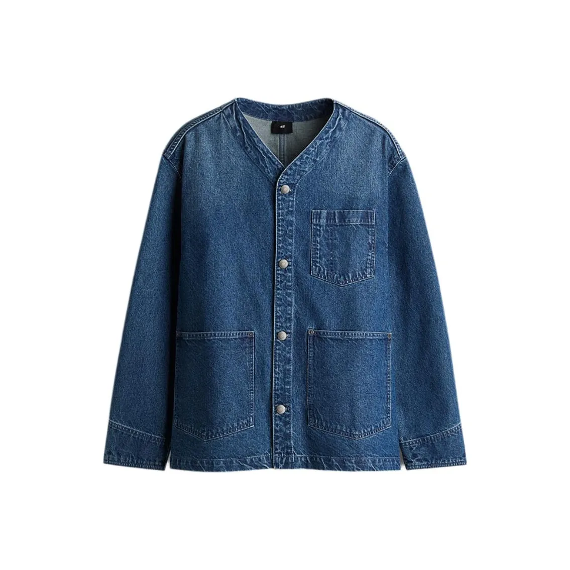 H&M Синий Мужской Джинсовые Куртки