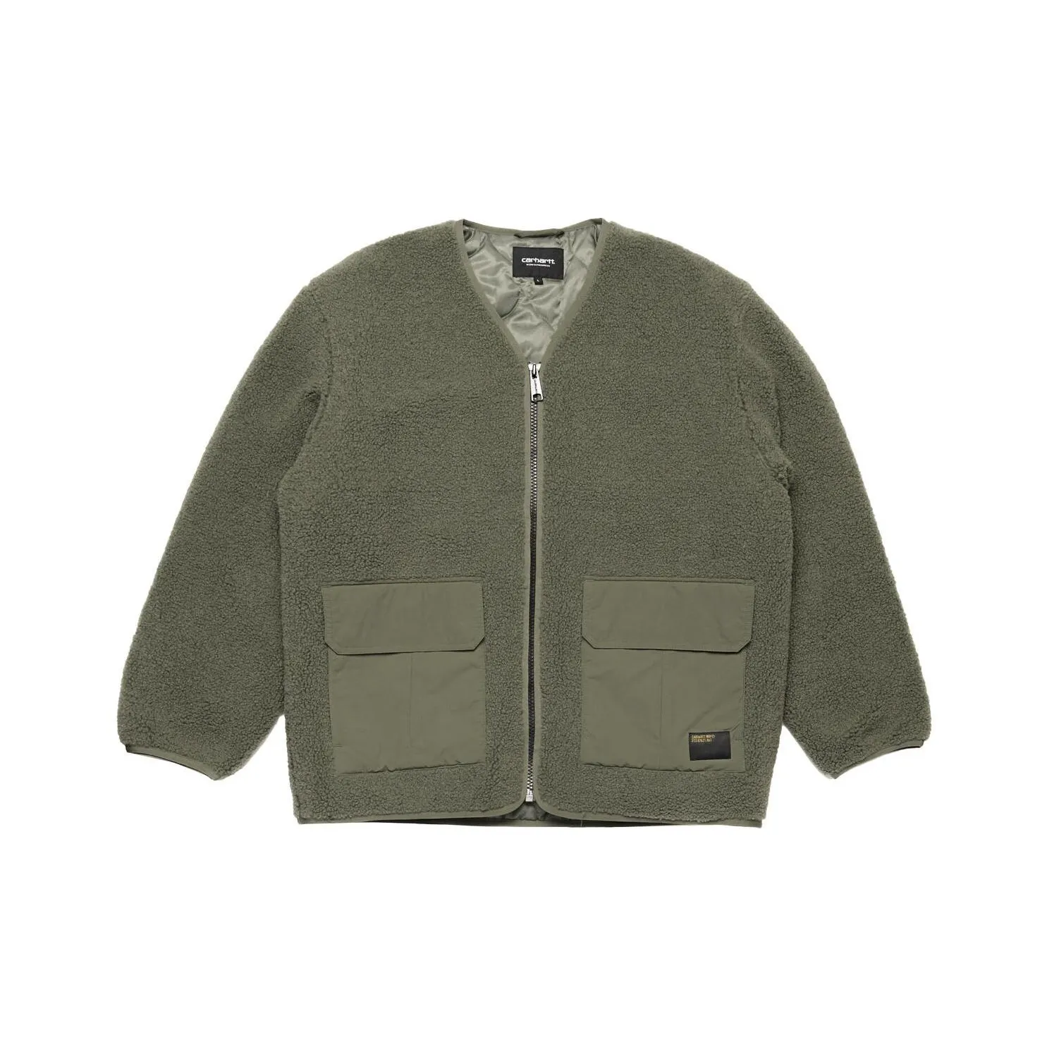Carhartt WIP Devin Liner Shearling Zipped Padded Jacket