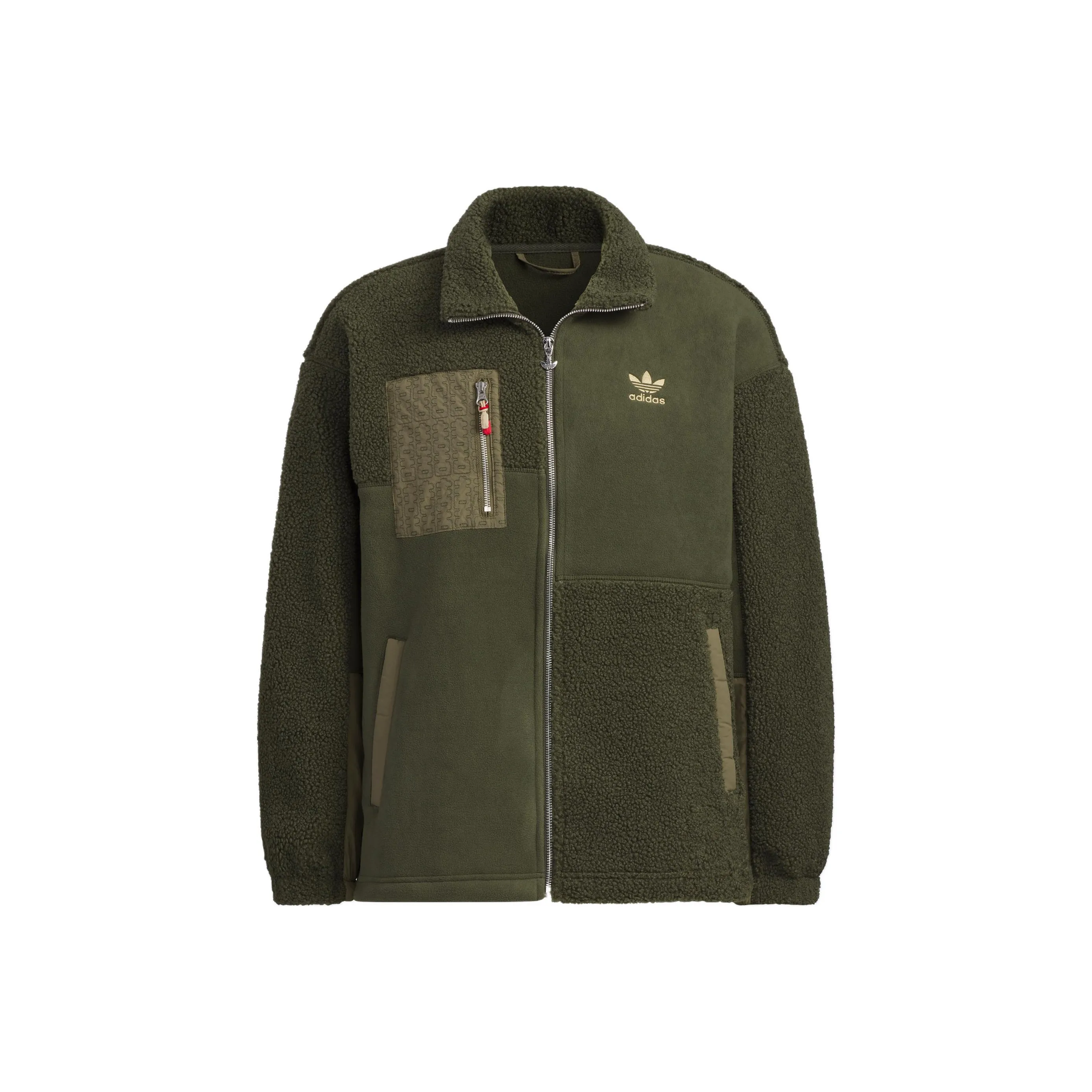 Adidas Originals Velvet Jackets Men's Night Cargo Green
