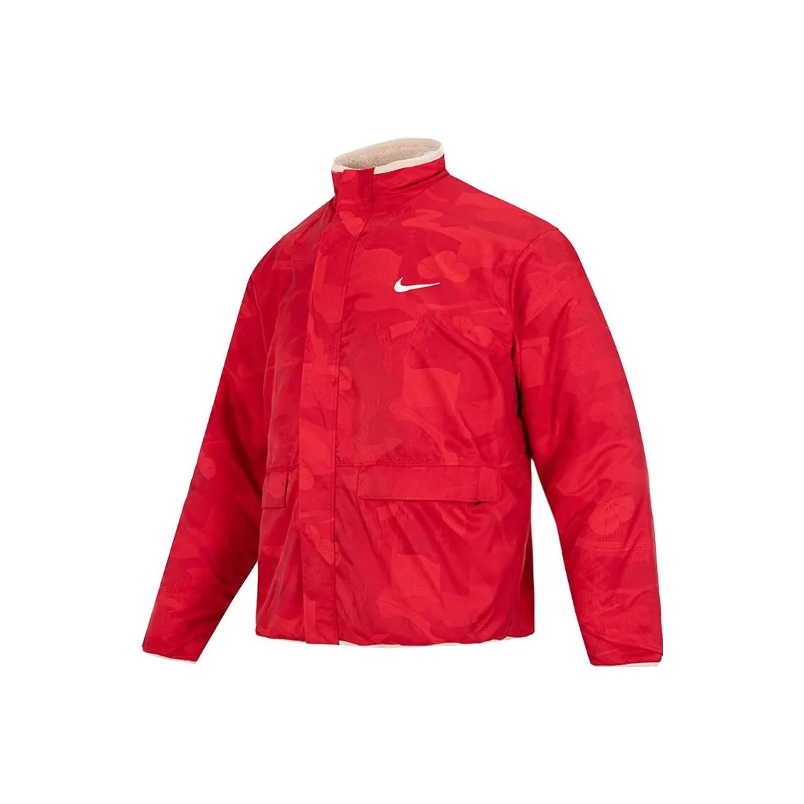 Nike Velvet Jackets Men's Dune White/University Red