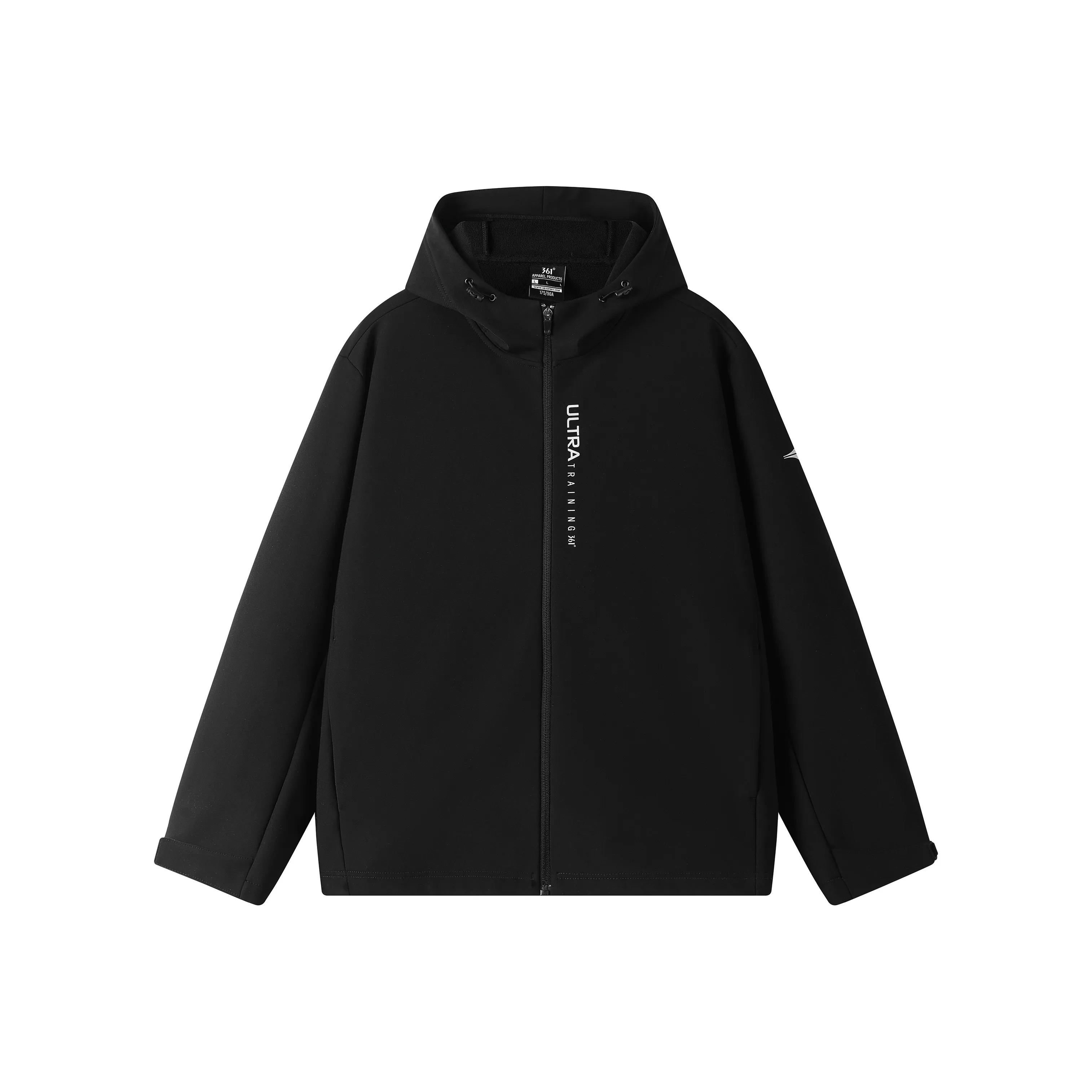 361° Rain Screen Jackets chloe Coats Unisex Super Black