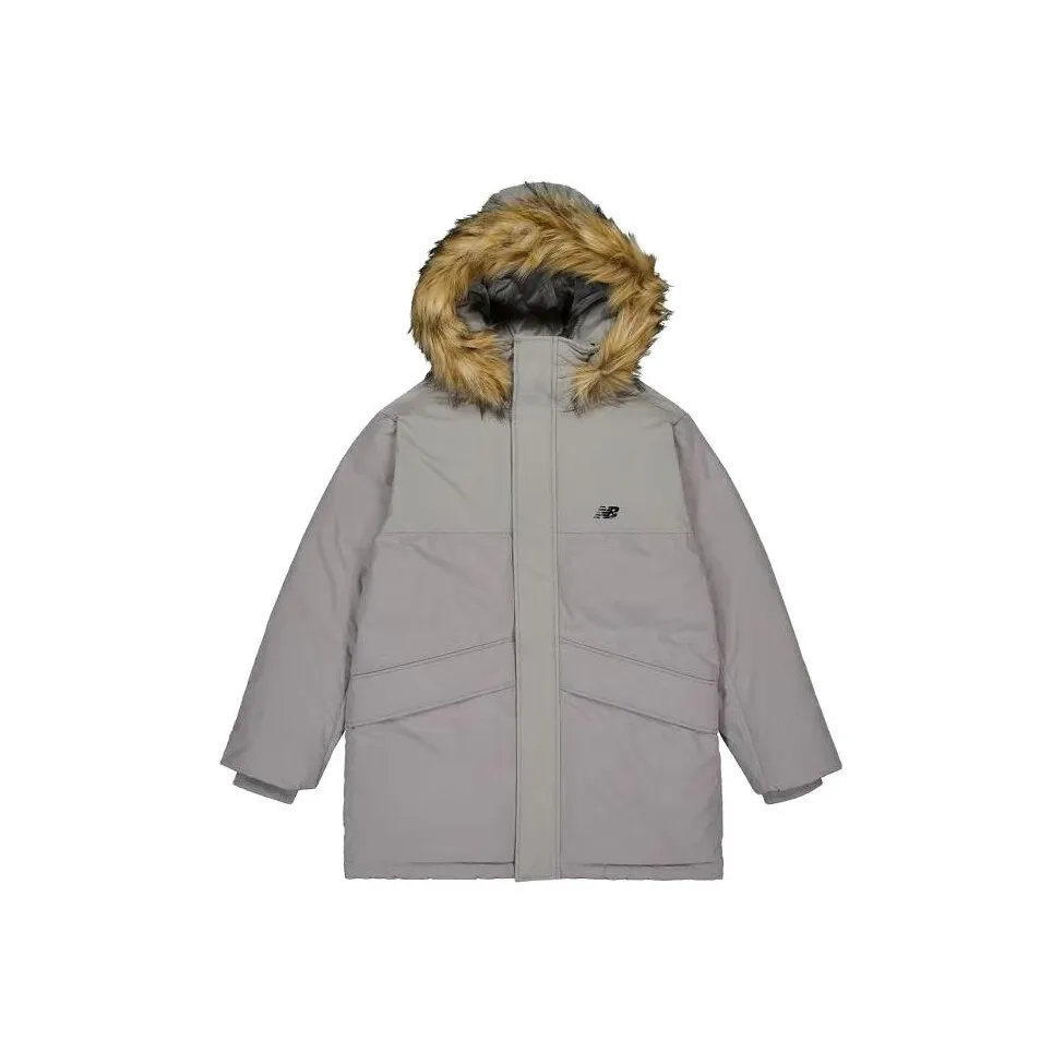 New Balance Пуховик Унисекс Серый