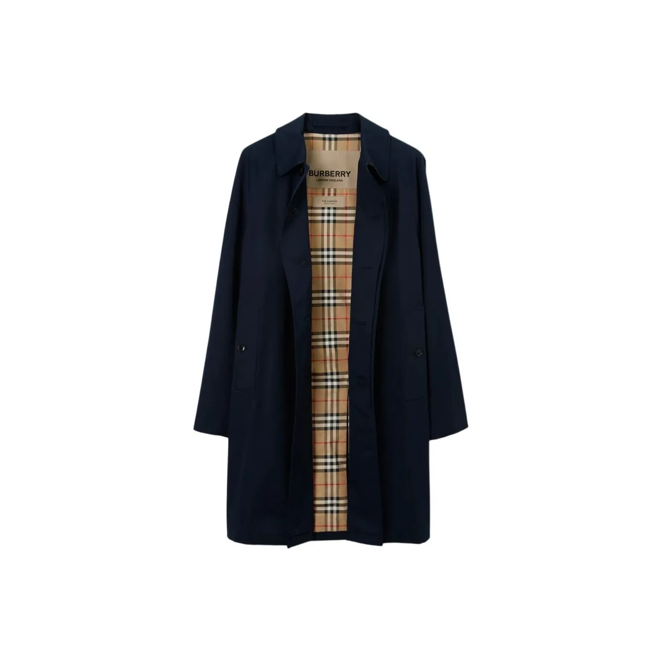 Burberry Long Sleeved Camden Heritage Car Coat