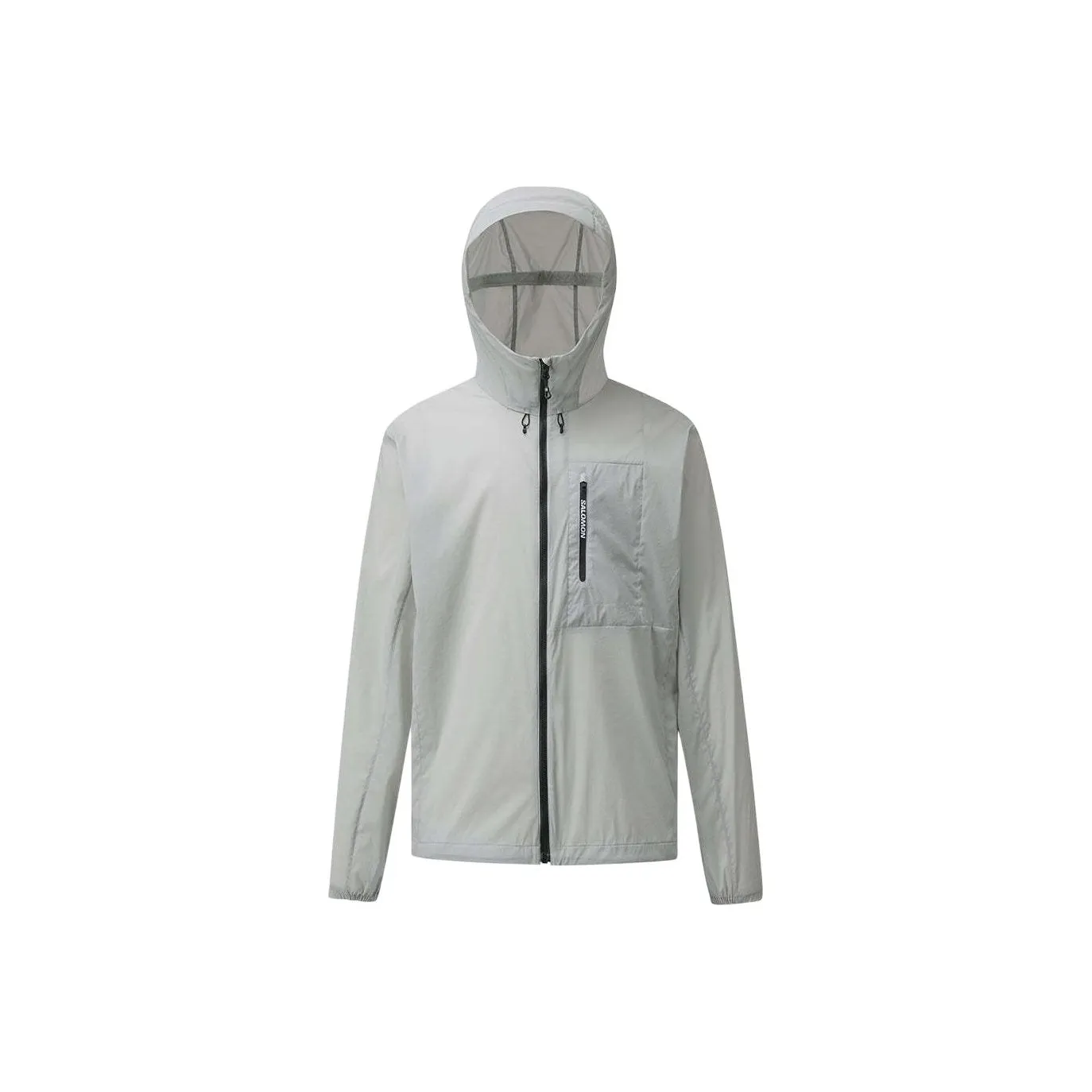 SALOMON UNI TRAIL GRIT Jacket Unisex Gray White