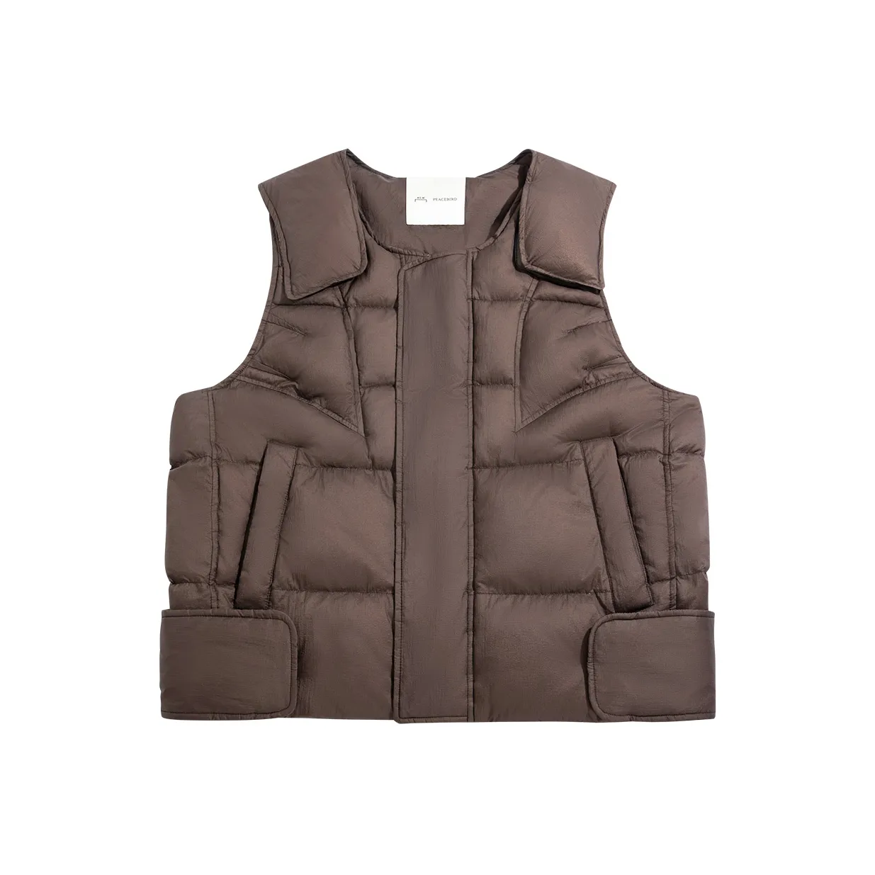 PEACEBIRD MEN Коричневый Мужской Пуховый жилет
