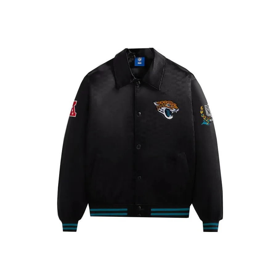 KITH X Nfl Jaguars Satin Bomber Jacket