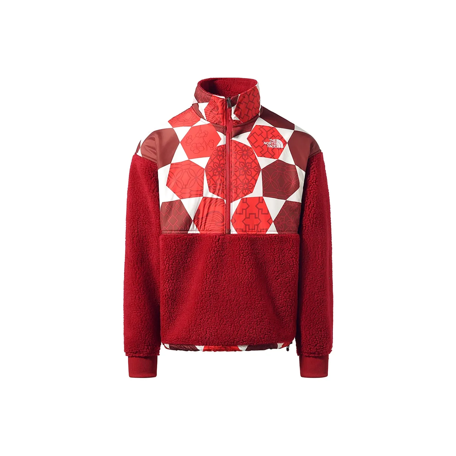 THE NORTH FACE Winter Olympics Limited Collection Velvet feel Coat Unisex Red