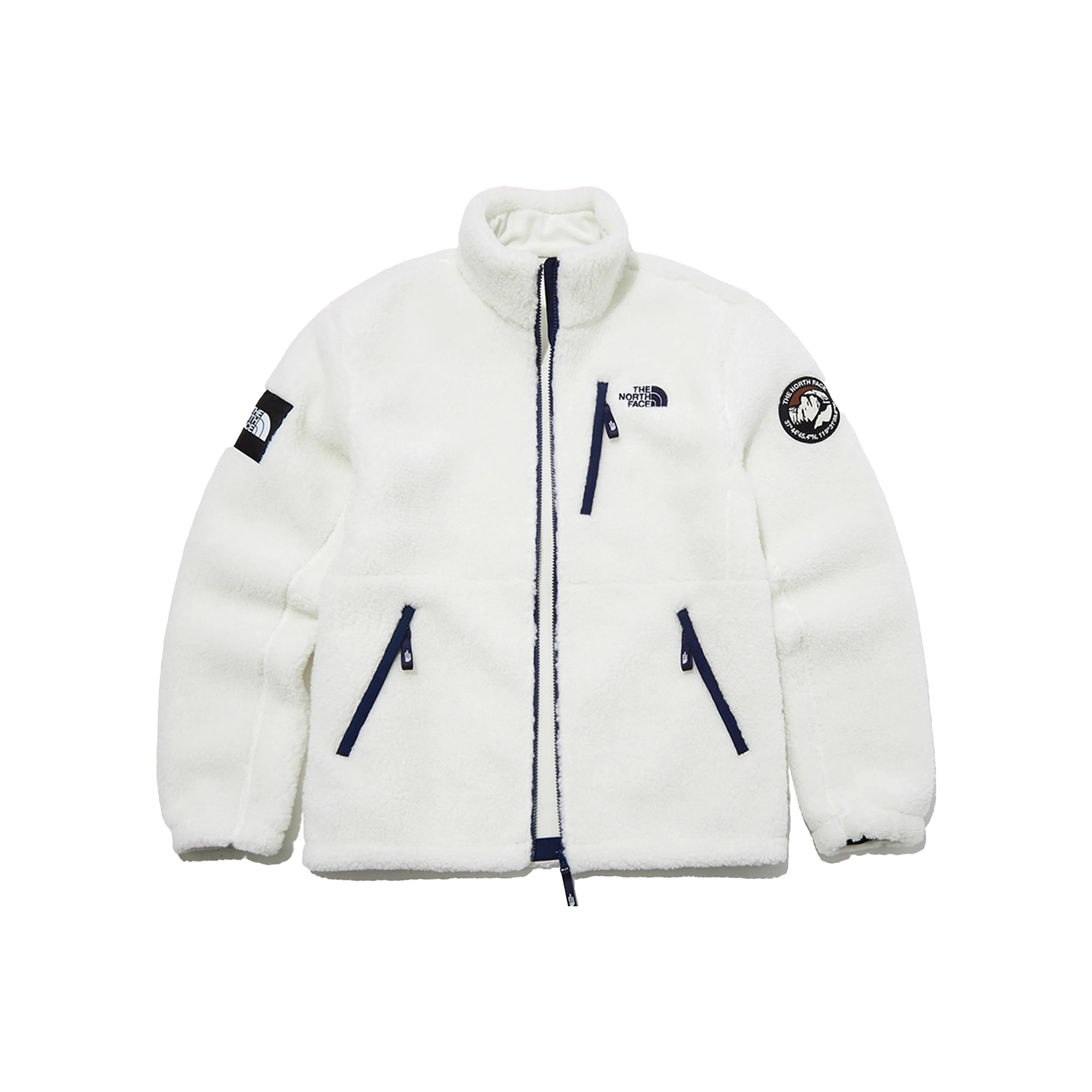 The North Face Белый Унисекс Бархатные куртки