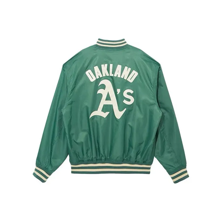 New Era SS22 Бейсбольная куртка Унисекс Зеленый