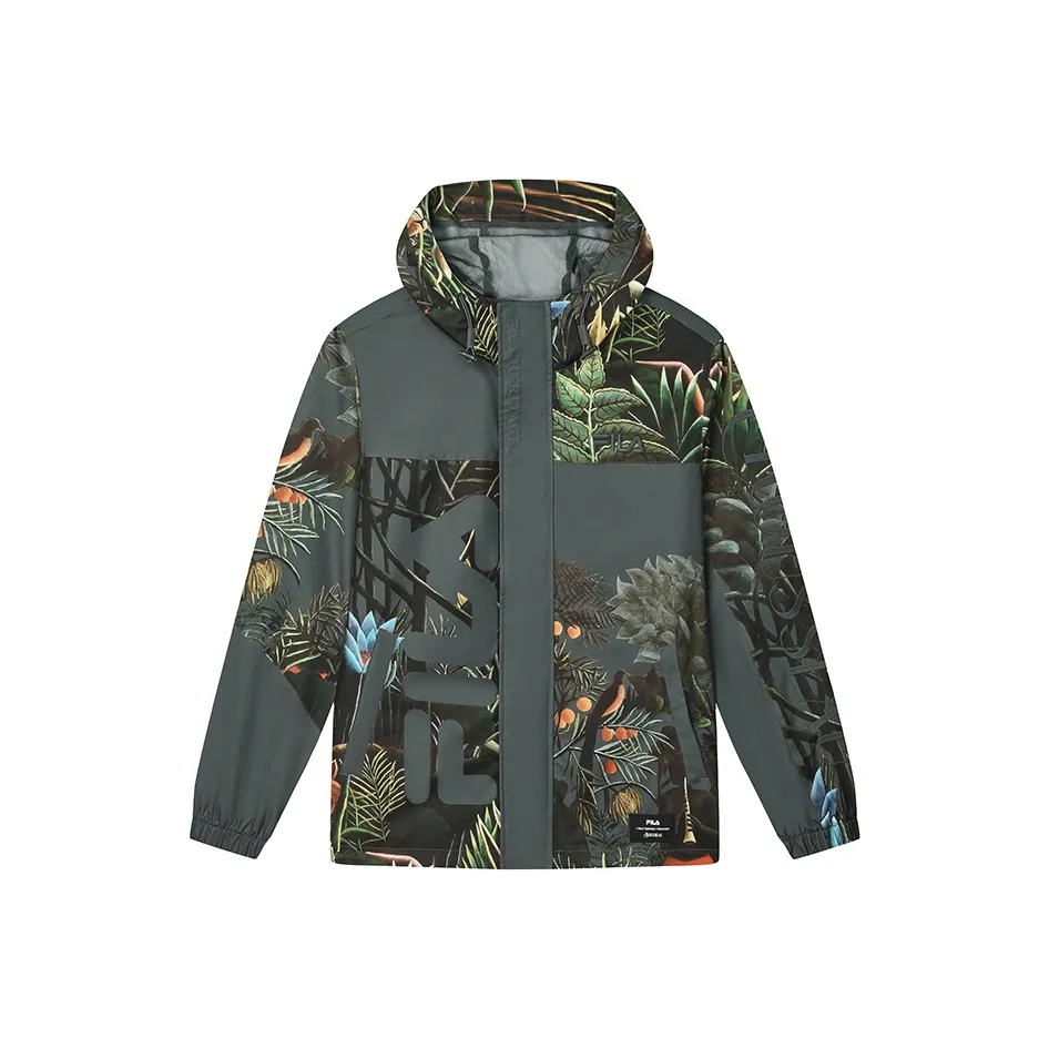 FILA x LUSUO Ветровка Мужская с принтом по всей поверхности