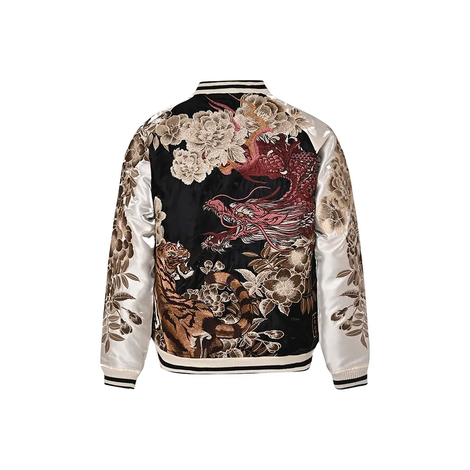 SANSHENGLIUBU Jacket Unisex Champagne Gray