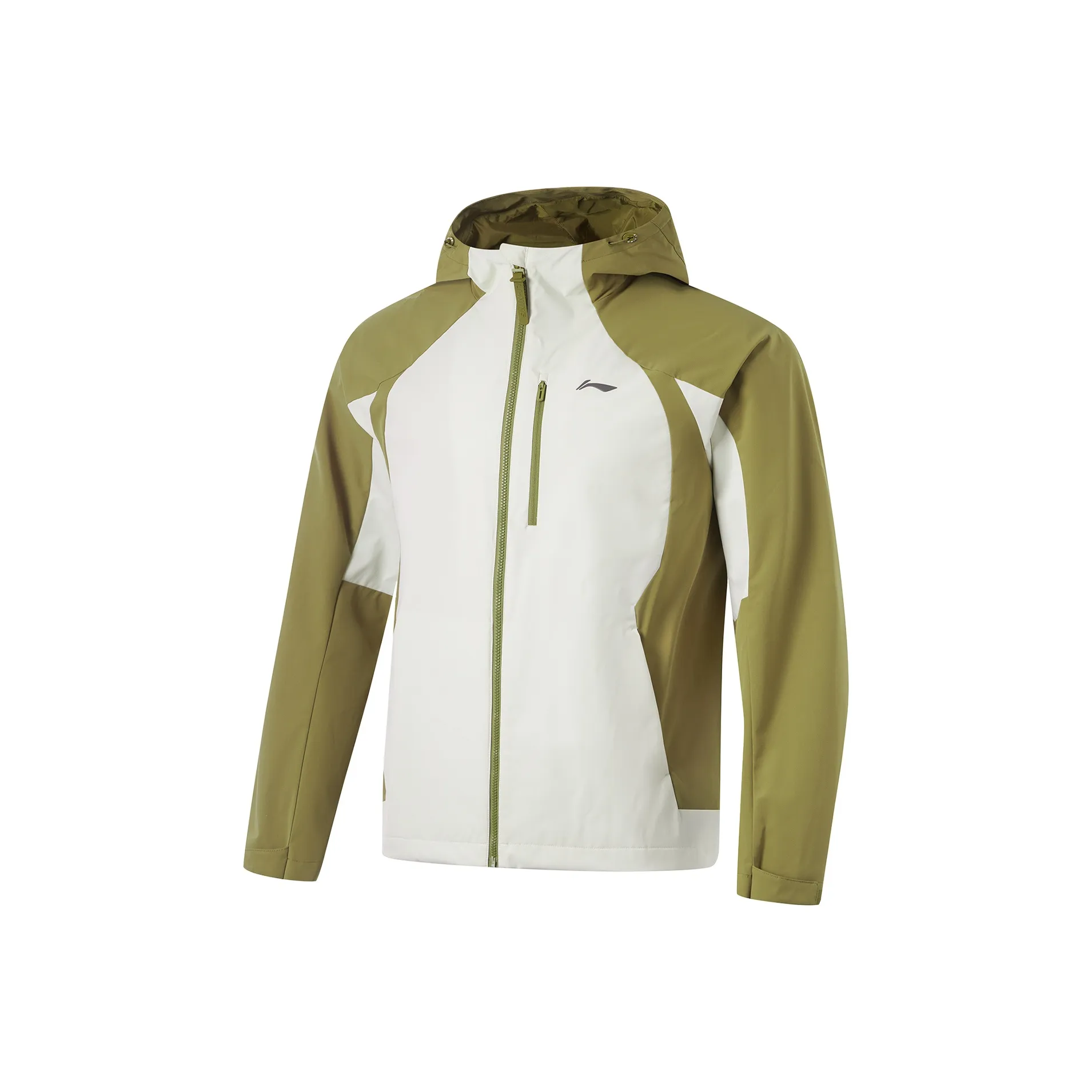 LiNing Fitness Series Durable Windproof Waterproof And Breathable Windbreaker Jacket Men's Wax Yellow/Lizard Umber