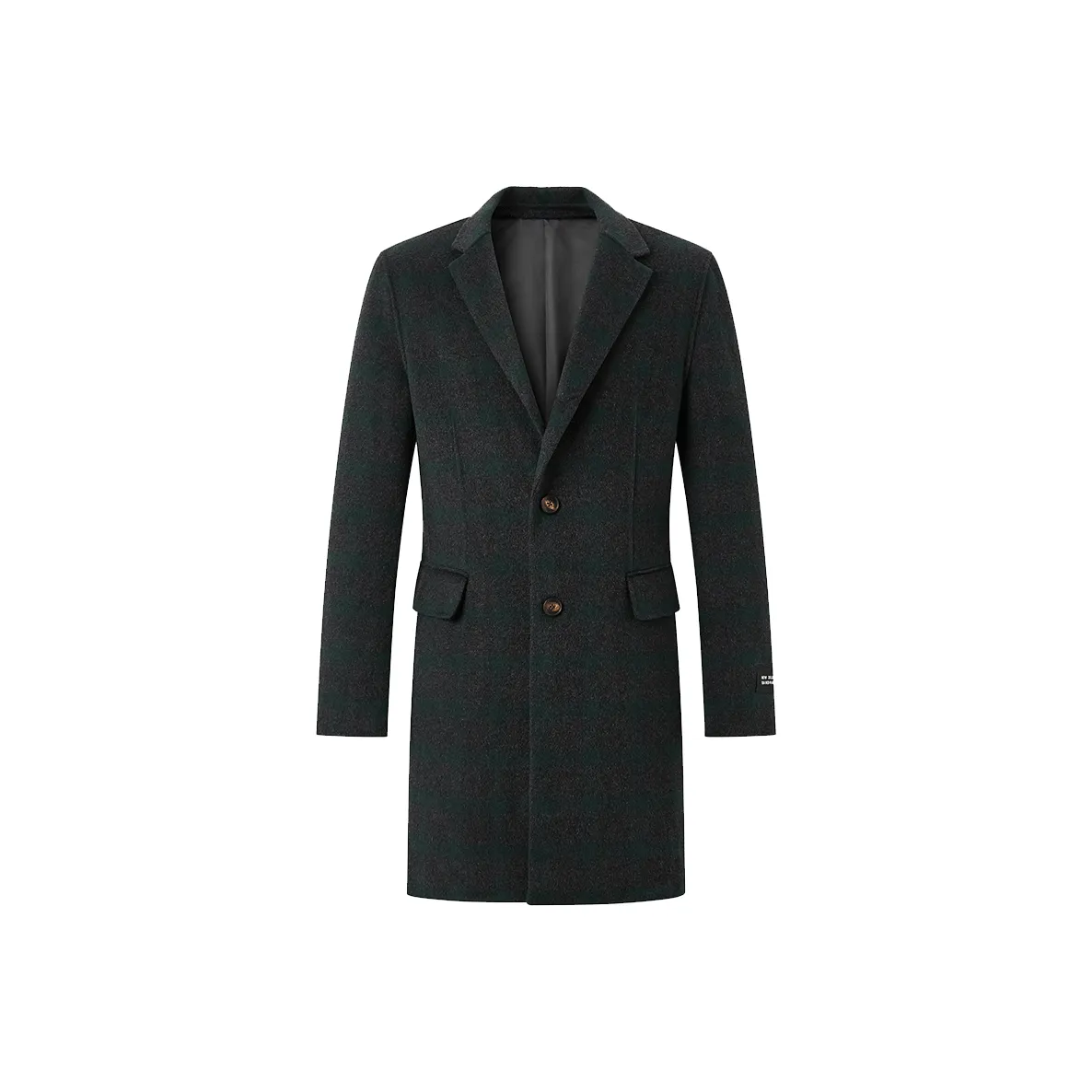 HAZZYS Мужское пальто темно-зеленого цвета