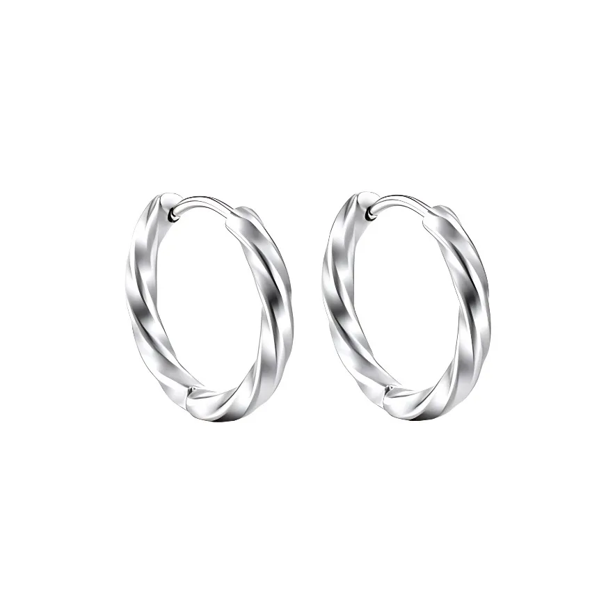 GUDUD Серьги из нержавеющей стали Унисекс Золото Серебро