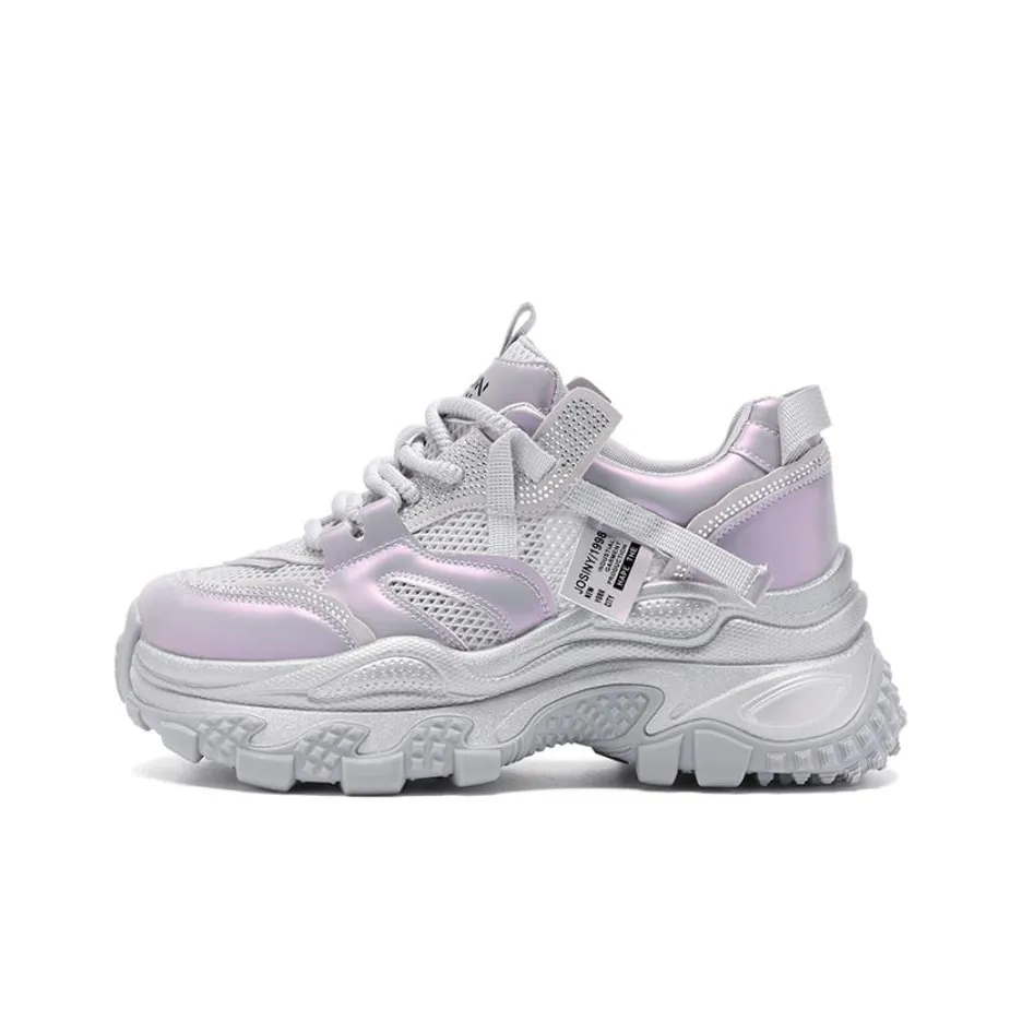 JOSINY Толстая подошва Женские кроссовки Фиолетовые