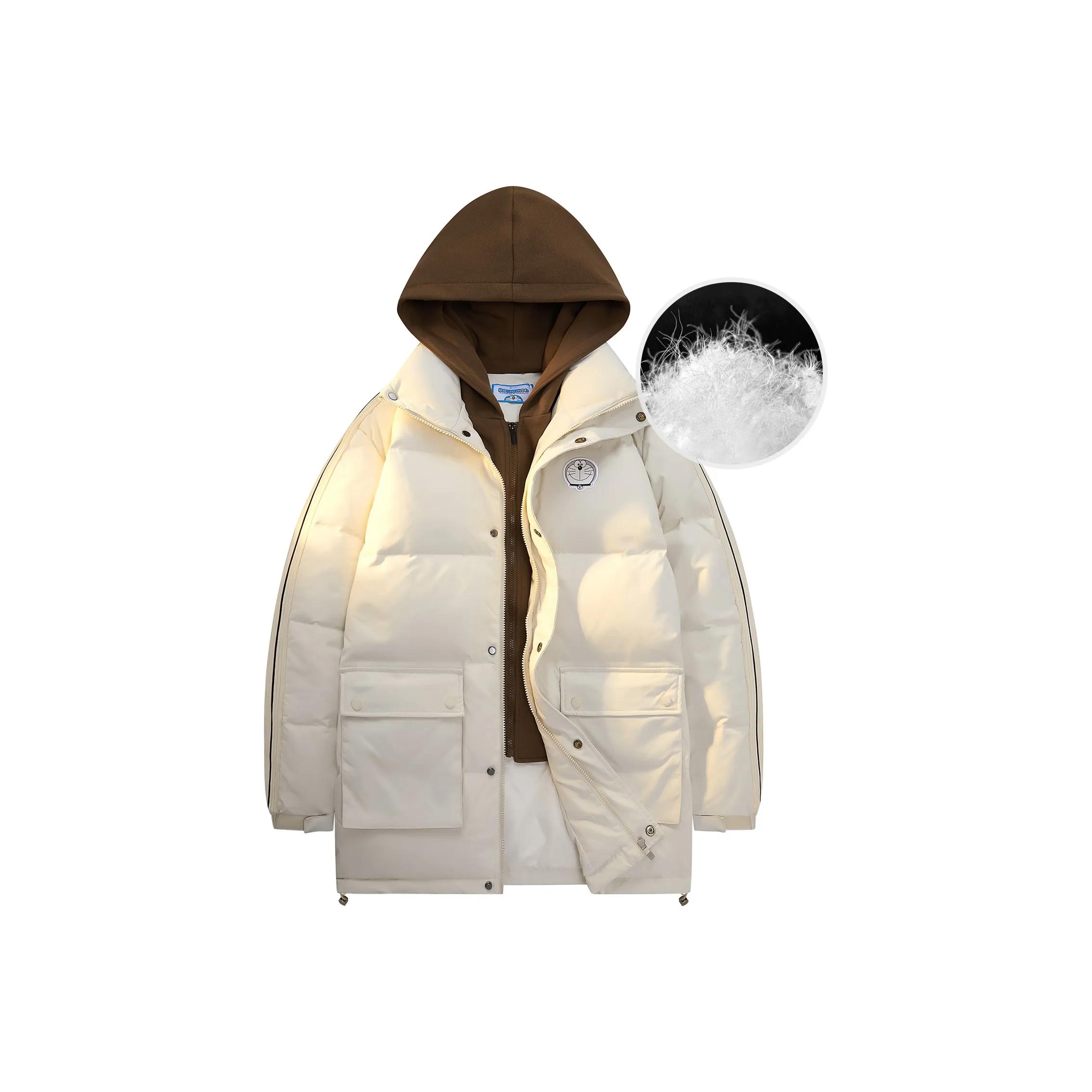 DoraemonA Пуховик Зимний Унисекс