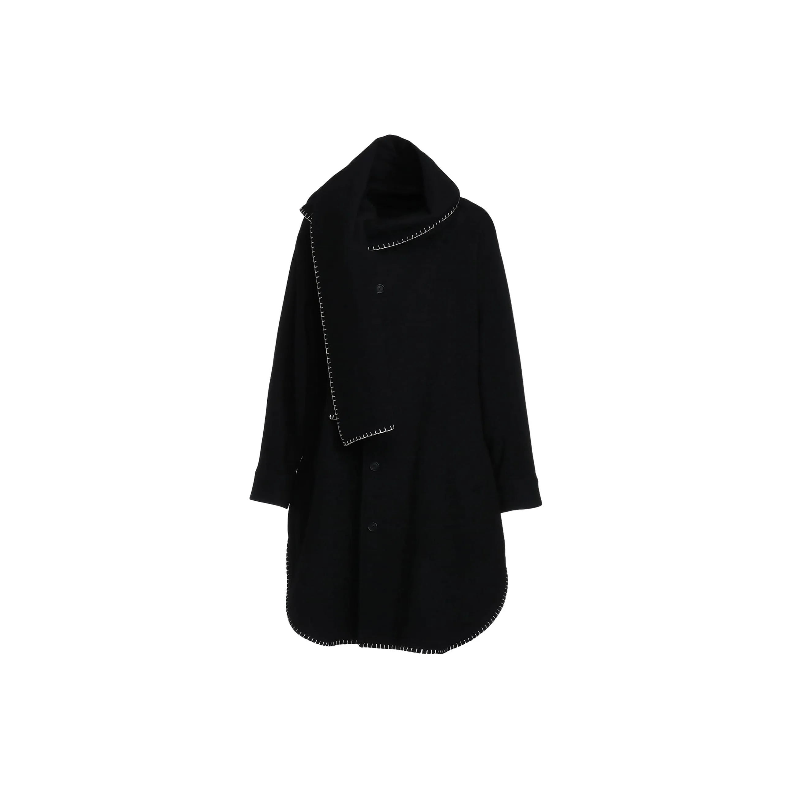 Yohji Yamamoto S'YTE FW23 Coat Unisex Black