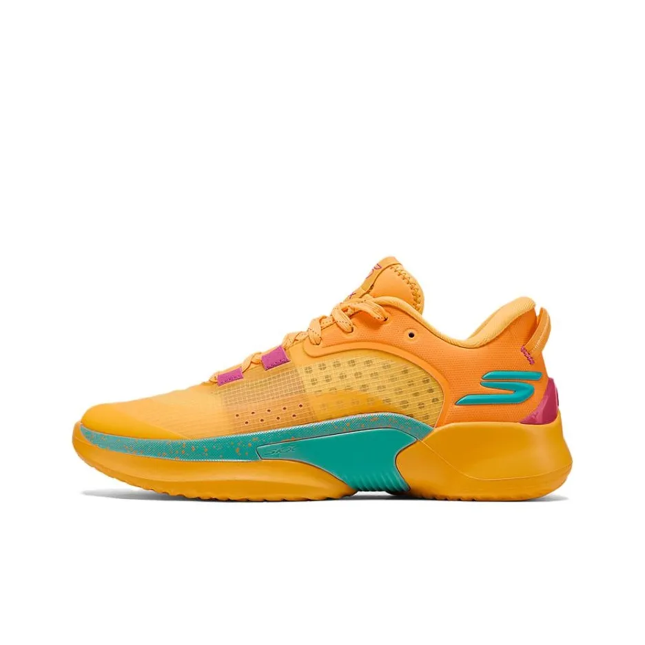 Skechers MEN'S GO BASKETBALL Low Top Basketball Shoes Men's Orange