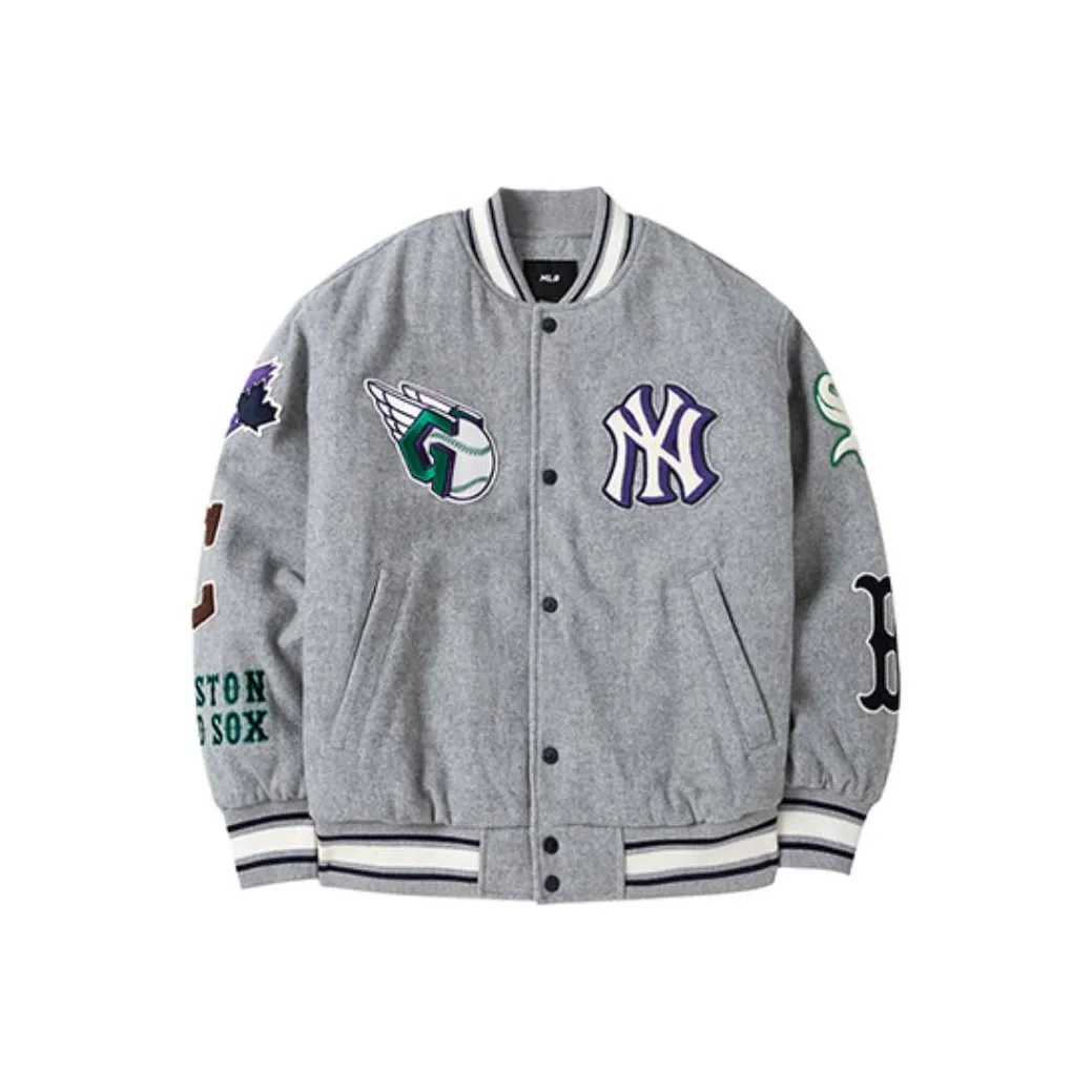 MLB Бейсбольная куртка Унисекс Серый