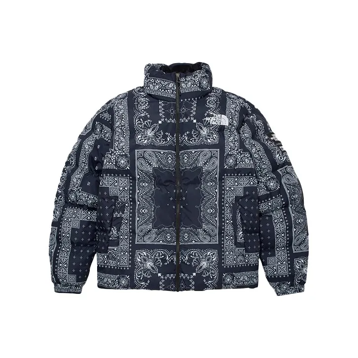 THE NORTH FACE Puffer Jacket Unisex Blue Black