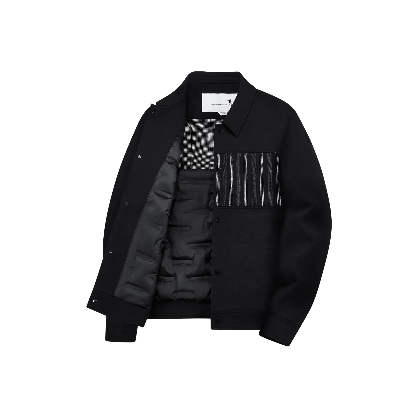 Dance With Wolves Jackets Coats Men's Black