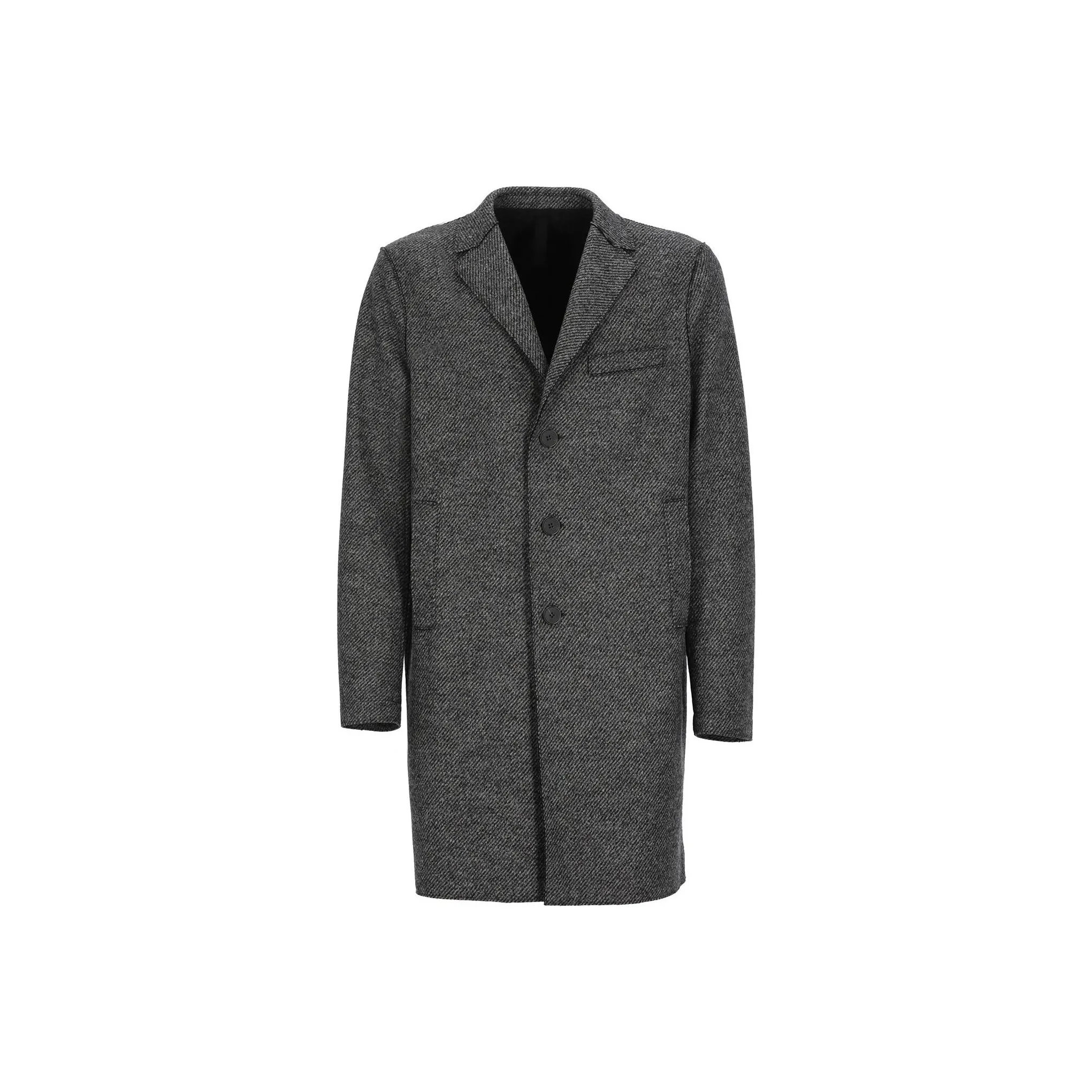 HARRIS WHARF LONDON Herringbone Single breasted Coat