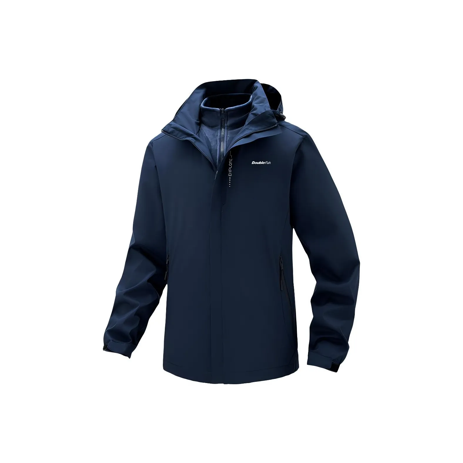 DOUBLEFISH Waterproof And Windproof Windbreaker Jacket Unisex