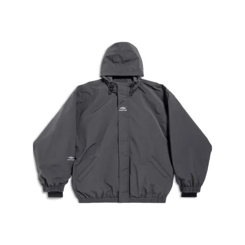 BALENCIAGA Темно-серые Мужские Куртки