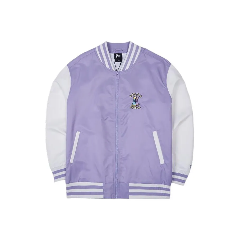 New Era Фиолетовый Унисекс Бейсбольные Джерси
