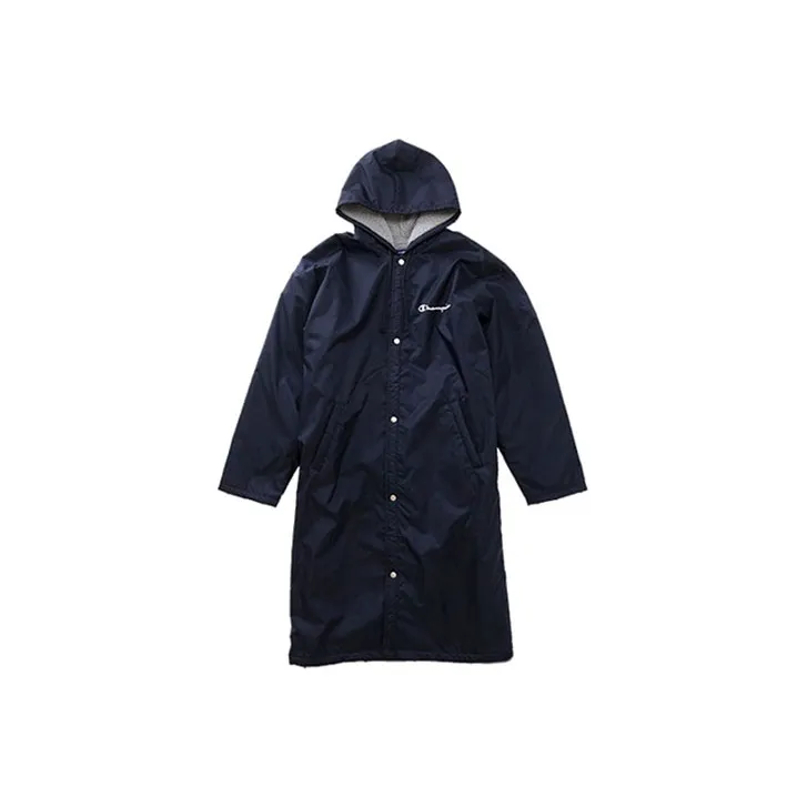 Champion Velvet Feel Пальто Японская версия Унисекс Синий