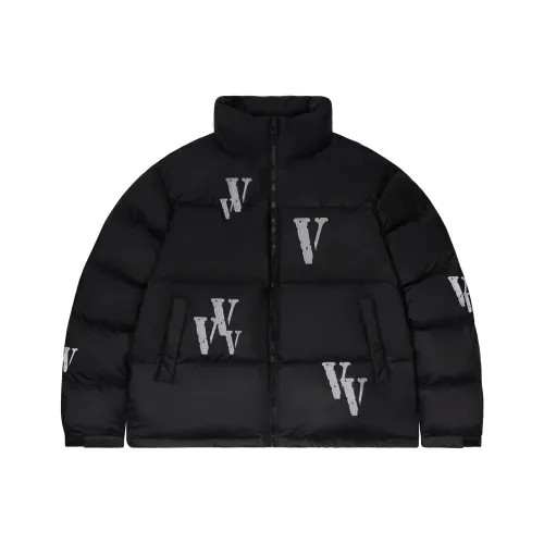 VLONE 3M Reflective Series Черно-серебристые унисекс пуховики