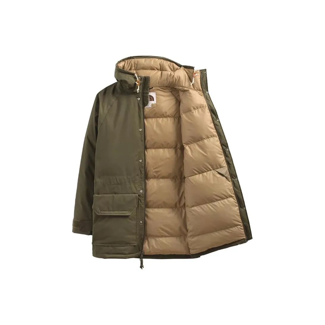 The North Face Оливково-зеленый Мужской Пуховик