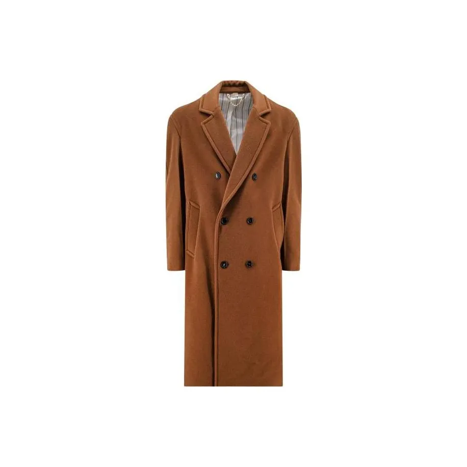 GUCCI Double-Breasted Long-Sleeved Coat
