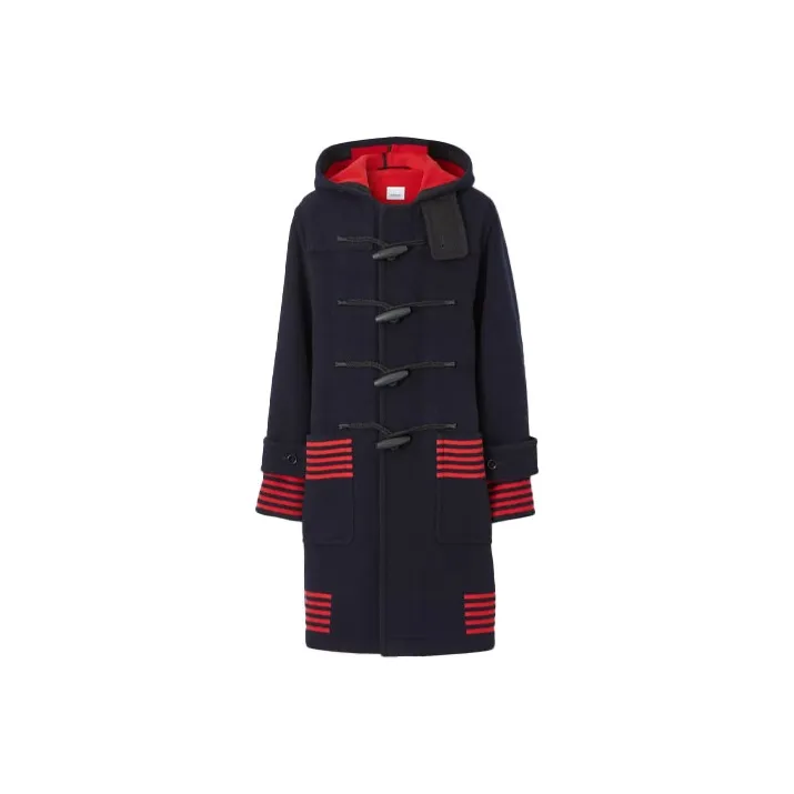 Burberry Coats Men's Dark Ink Blue
