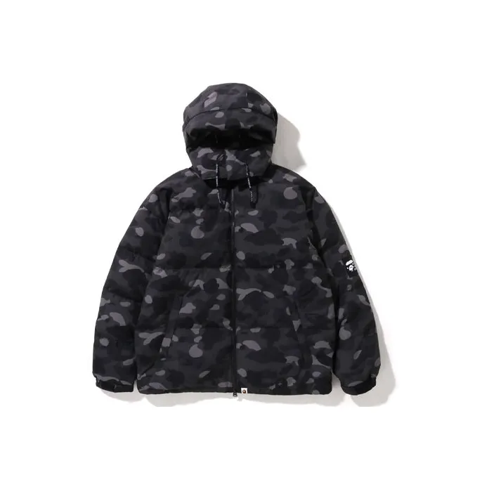 A BATHING APE Color Camo Relaxed Fit Down Jacket