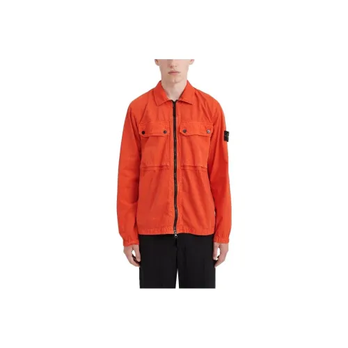 STONE ISLAND Апельсин Мужские Куртки