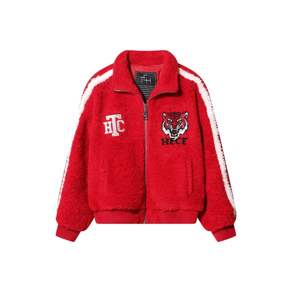 TCH Velvet Feel Куртка Унисекс Красный