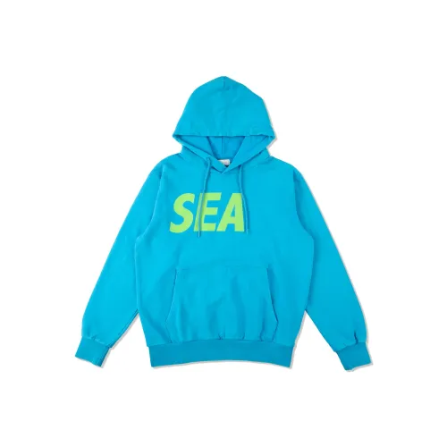 Wind And Sea Циановый Унисекс Свитшоты