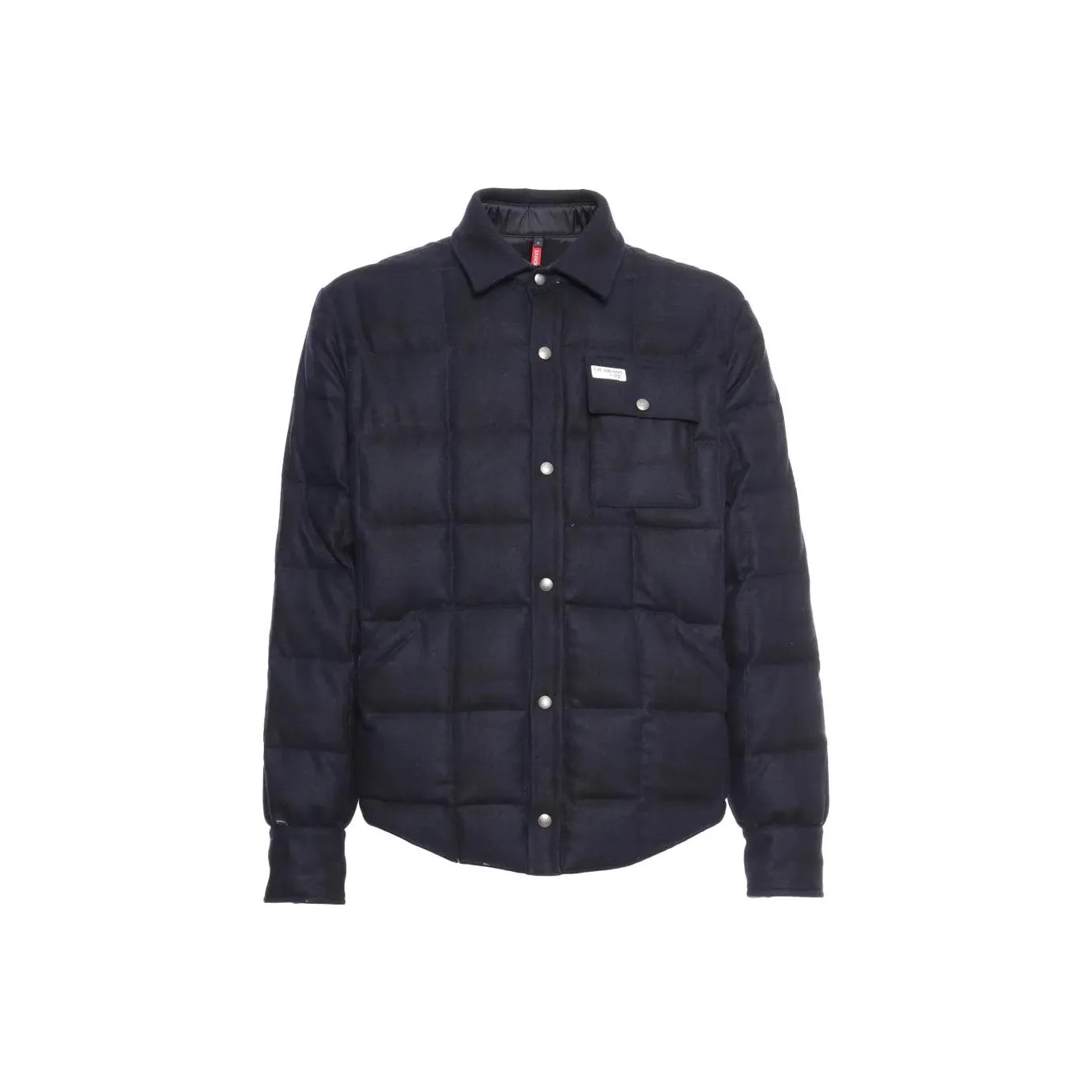 FAY Button-Up Quilted Padded Shirt Jacket