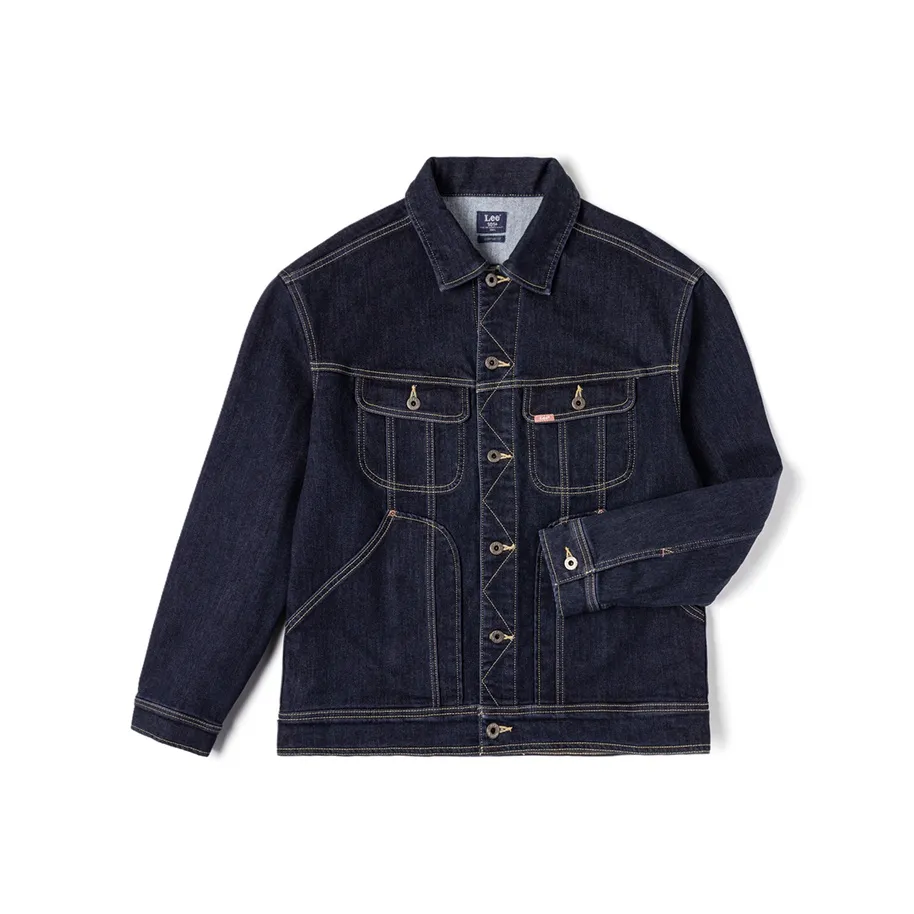 Lee совместный бренд модель Темно-синий Мужской Джинсовые куртки