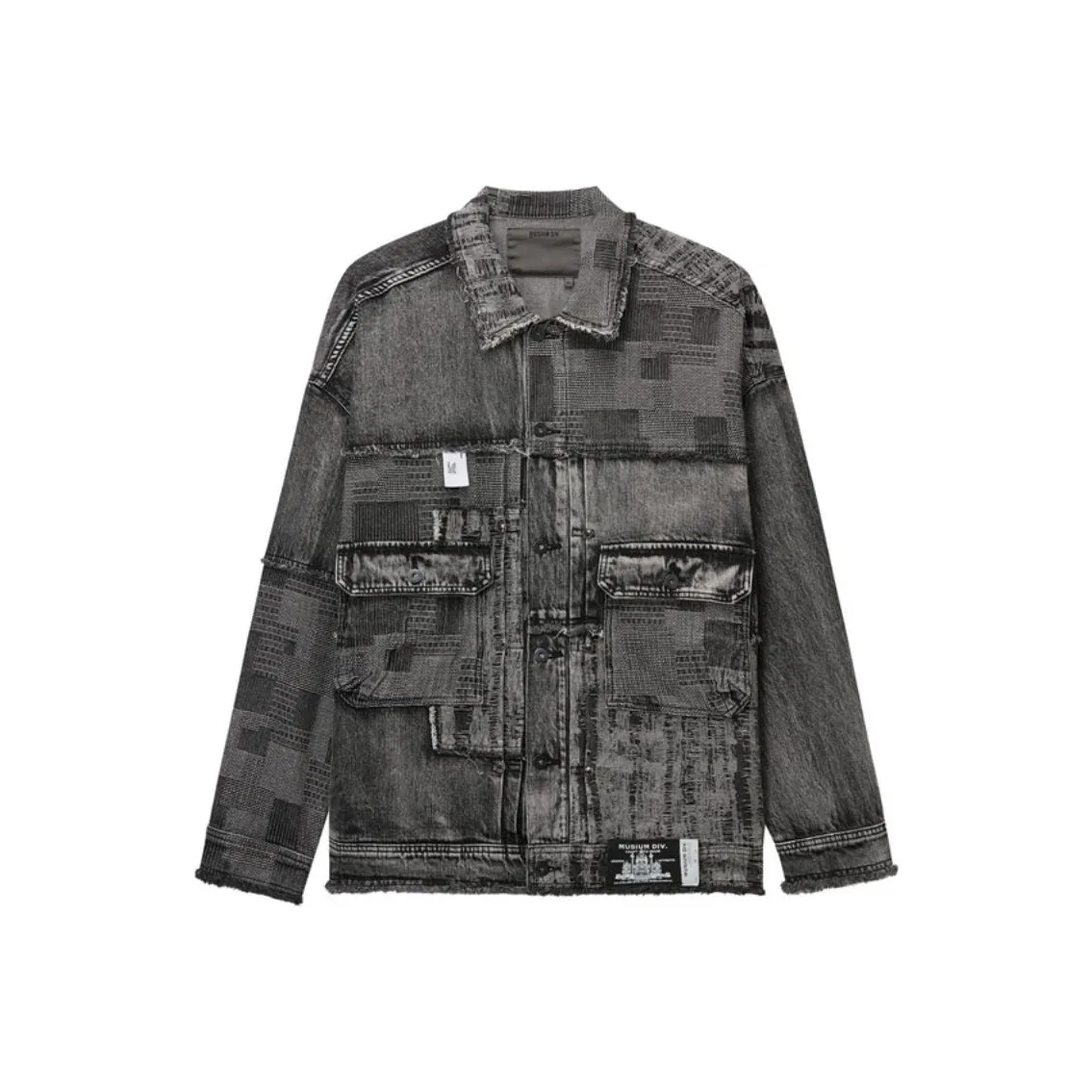 MUSIUM DIV Patchwork Denim Jacket