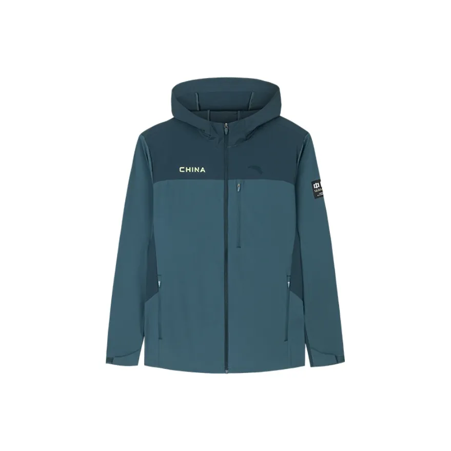 Anta Variety Тренировки Коллекция Куртки Пальто Мужской ENDURANCE Сосновый зеленый