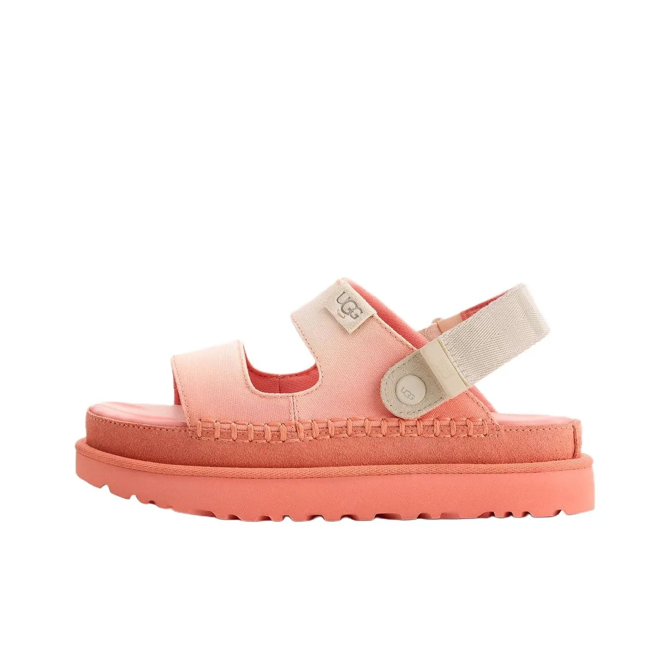 UGG Goldenstar Clog One Ремень Сандалии Женские Бежево-розовый