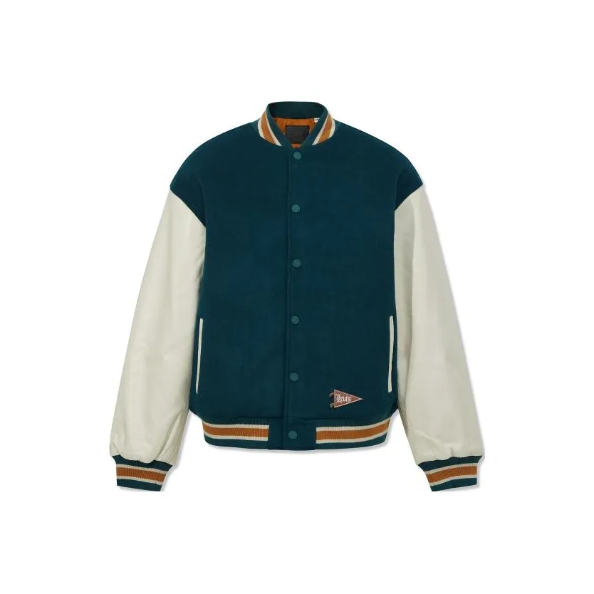 Levi's Бейсбольная куртка Мужская Синяя Белая
