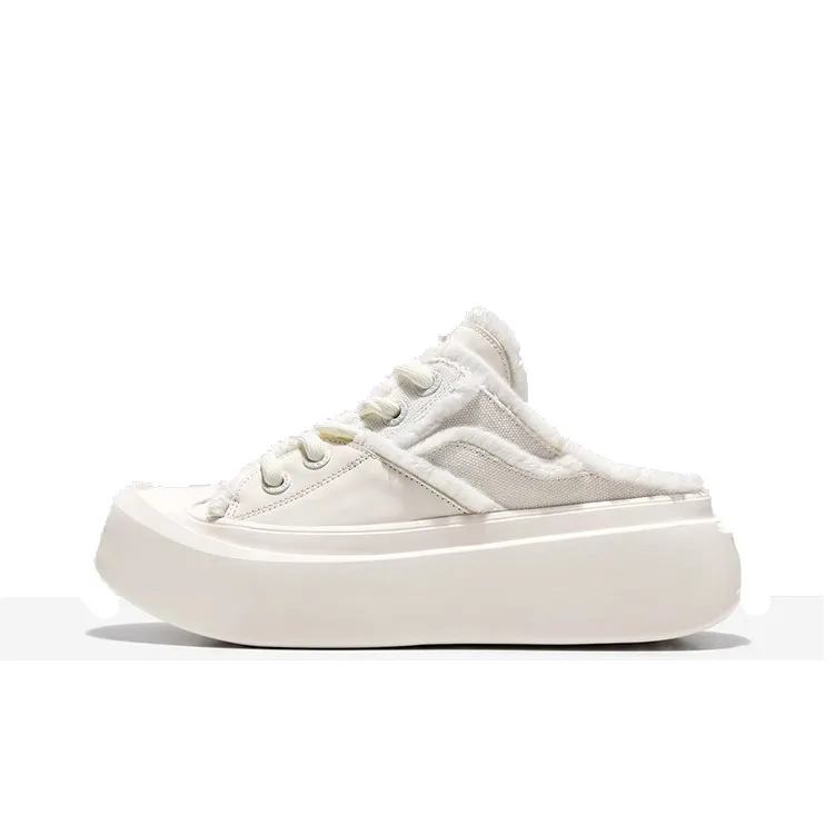 VAEL Резиновая подошва противоскользящие домашние тапочки женские белые