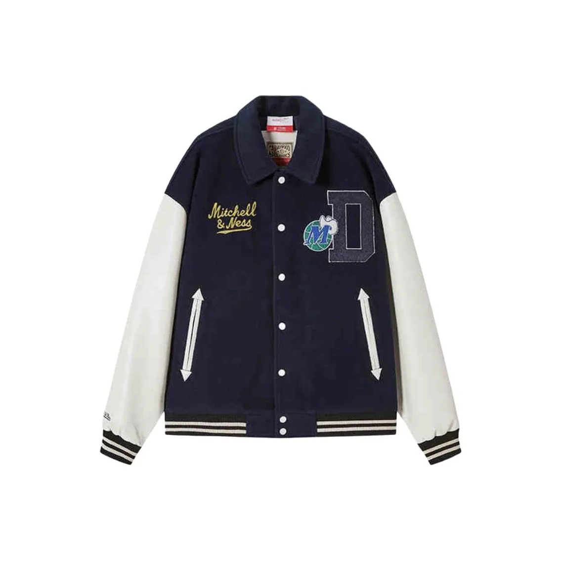 Mitchell & Ness x NBA Dallas Mavericks SS25 Jackets Coats Unisex Navy Blue