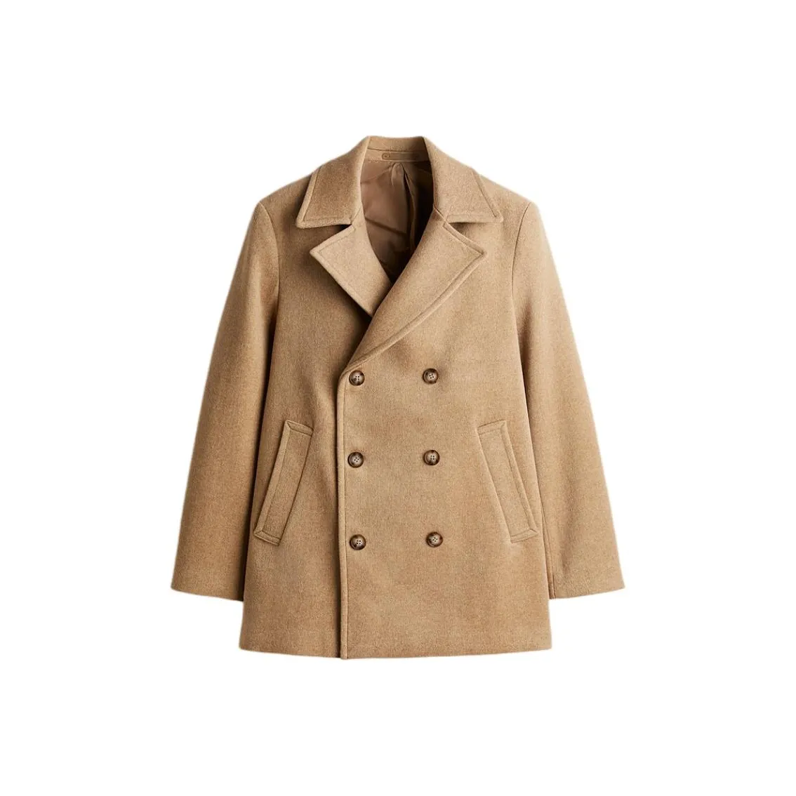 H&M Бежевый Мужской Пальто