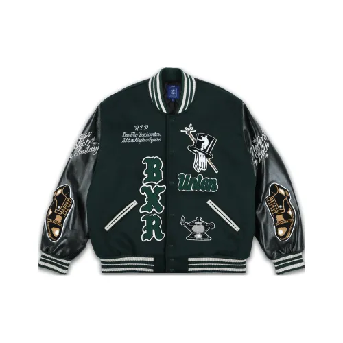 Union Born X Raised Collaboration Изумрудно-зеленая Мужская Куртка
