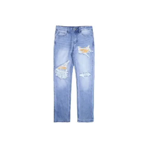 Drew House Smiley Collection Винтаж Индиго Унисекс Джинсы