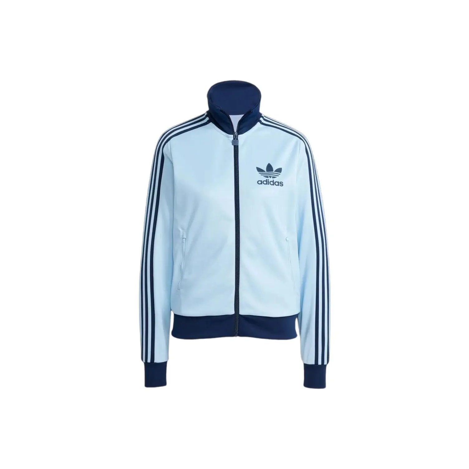 Adidas Originals BECKENBAUER TRACK FW24 Топ Куртки и Пальто Унисекс Светлый Синий